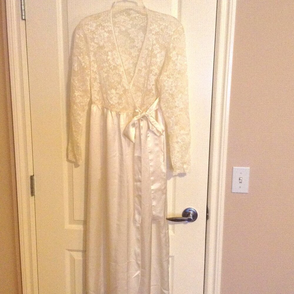 Vintage St Michael Marks & Spencer Women's Bathrobe Robe Size UK 8-10 CAD Small